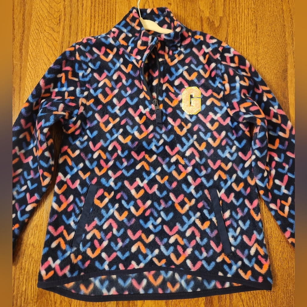 Like New, girls' Eddie Bauer, fleece pullover, XS (5/6)